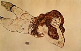 Famous Female Paintings - Female Nude Lying on Her Stomach